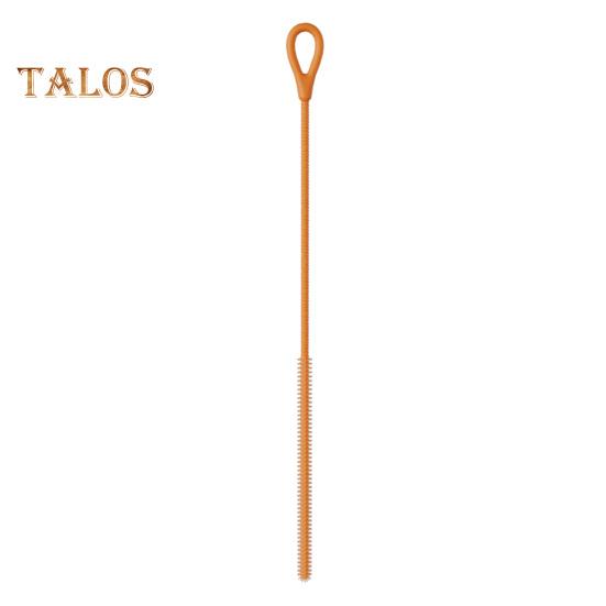 2-teiliges Silikon-Strohhalmbürsten-Set, Tiefenreinigungskraft, lebensmittelechte Milchtee-Fleckenentfernerbürste, rutschfester Griff, Strohhalm-Reinigungswerkzeug