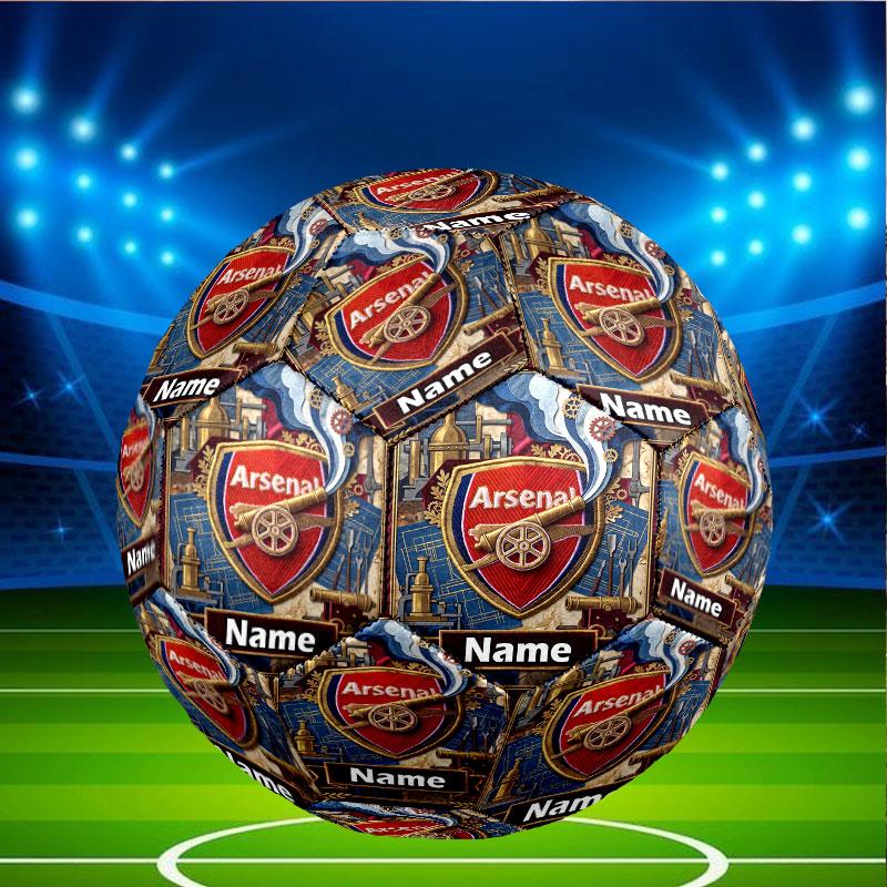 Custom Name Personalized Arsenal F.C Print Size 5 Soccer Ball Training & Match Football, for Team, Kicking, Gift for Football Enthusiasts