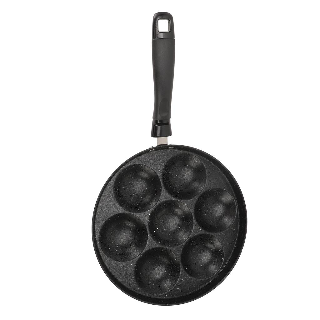 Egg Pan Omelette Fried Egg Pan 7 Holes Frying Pan Nonstick Multipurpose for Home Kitchen Breakfast Making