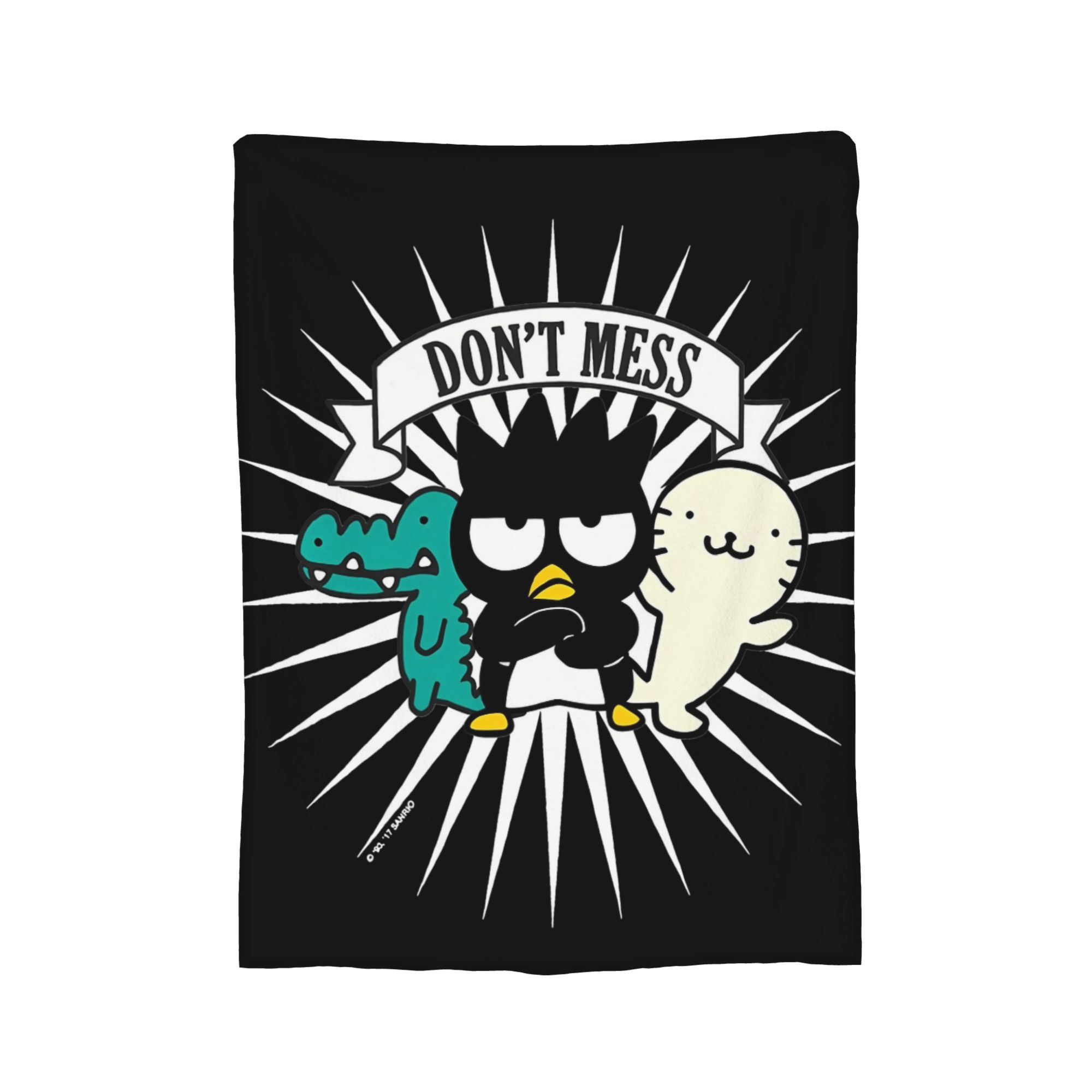 

Movie Cartoon Badtz Maru Knitted Blankets Flannel Throw Blankets Bed Sofa Decoration Soft Warm Bedspreads , 150x180cm