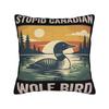 Dekorative Kissenhülle Beheizte Rivalität Dummer Kanadischer Wolf Vogel Produkt Sofa Kissenbezug Hülle Quadratisch Mehrere Größen