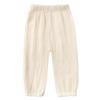 Children's Baby Girls Boys Summer Linen Trousers Bloomers Cotton Long Trousers Casual Harem Pants