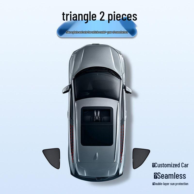 

RAV4 Rongfang Magnetic Sunshade: Side Window Mesh Privacy Curtains for Sun Protection.