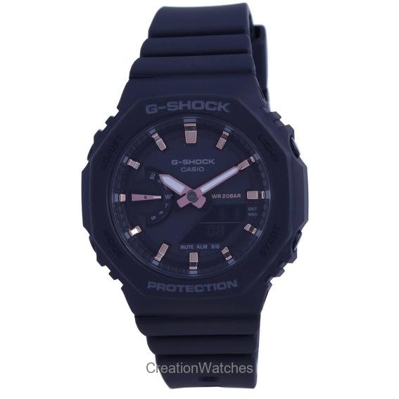 

Восстановленные Casio G-Shock Аналогово-цифровые Черный циферблат Кварцевые GMA-S2100-1A 200M Женские часы чёрный