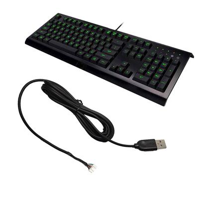 Replacement USB Keyboard Cable Power Cord for Razer Cynosa Gaming Mechanical Keyboards Durability Rubber Wire