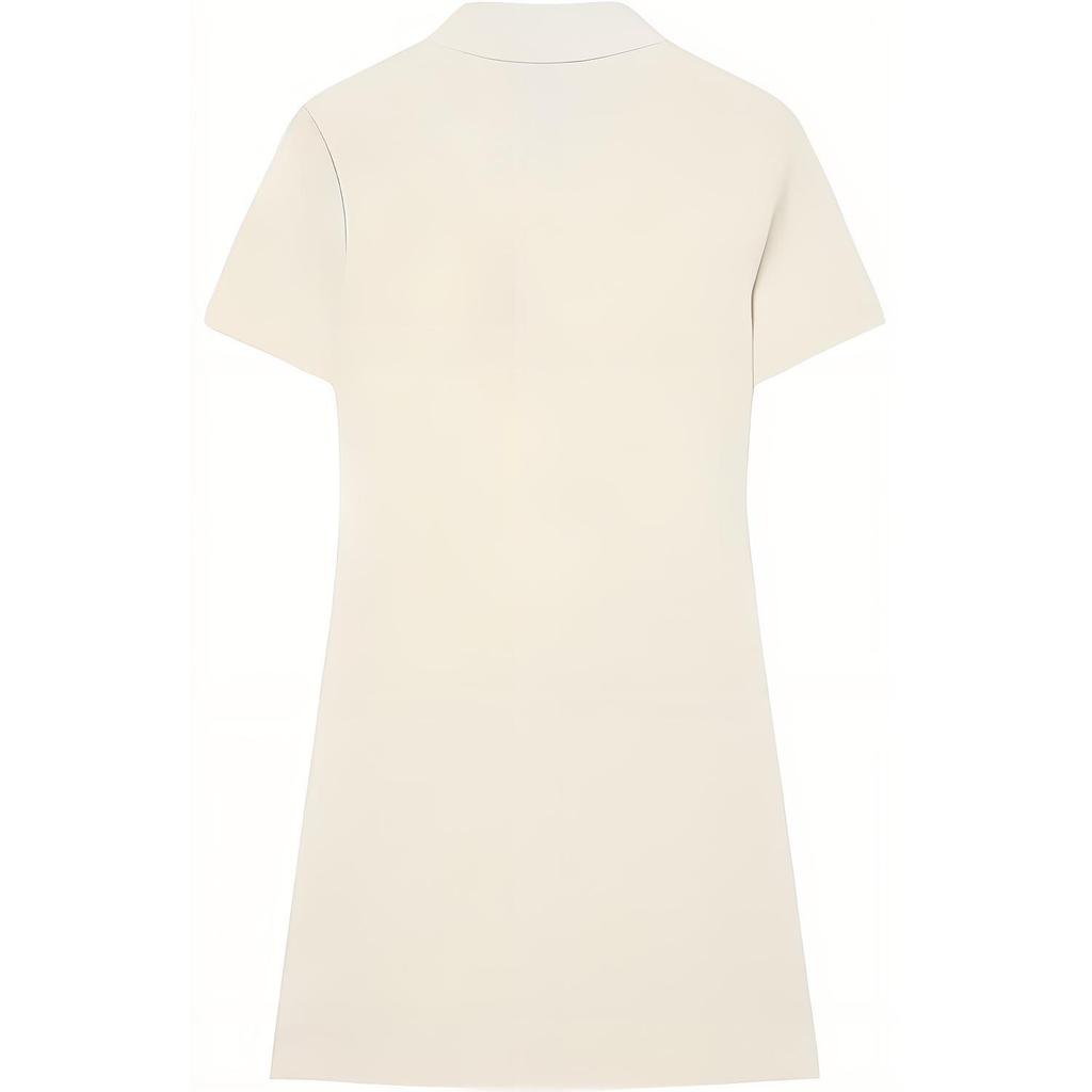 Fila Heritage Sss24 Letter Print Soft Fashion Polo Collar Slim Comfortable Casual Short Sleeve Dress Women Dresses Light-Green F11W428317F-IV