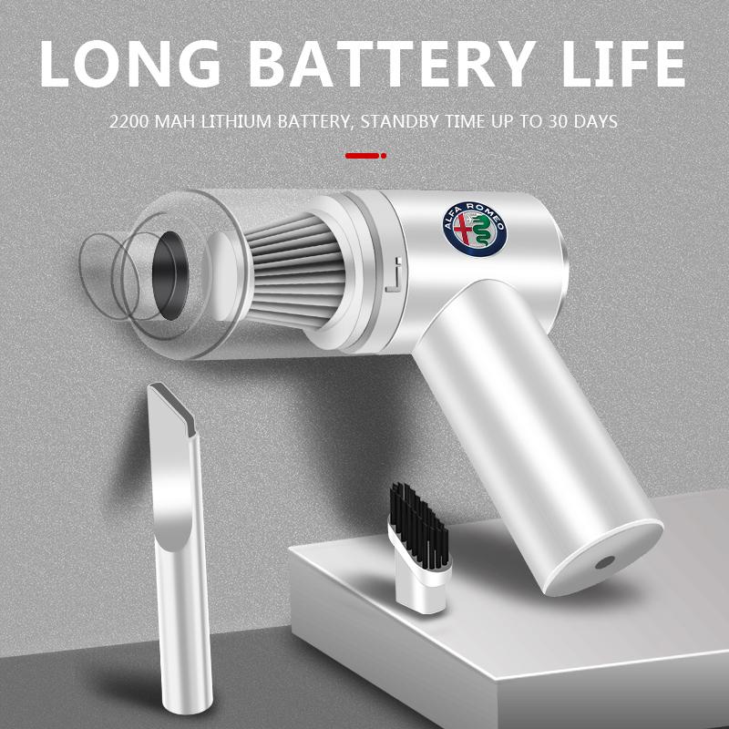 Car Wireless Vacuum Cleaner High Powerful Dual Use Portable Vacuum Cleaner For Alfa Romeo 308