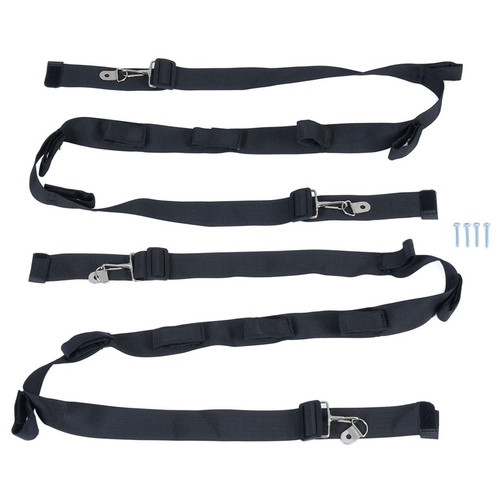 2Pcs Car Fishing Rod Holder Polyester Fishing Pole Rack Strap for SUV MVP RV Minivan