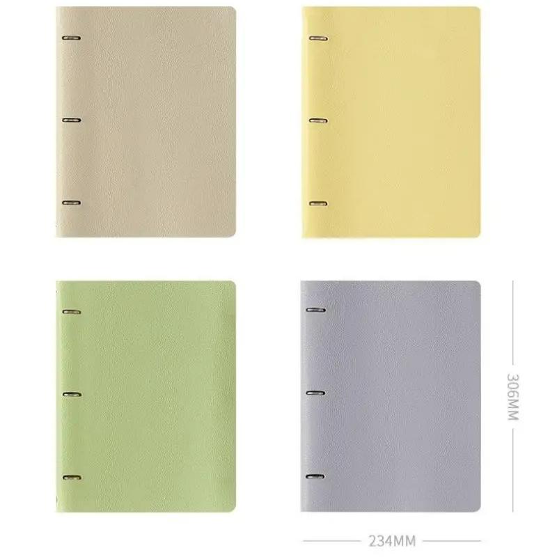 A4 Pu Leather Notebook Binder, Refillable 3/4 Round Ring Binder Cover For A4 Filler Paper Notebook Personal Planner Binder