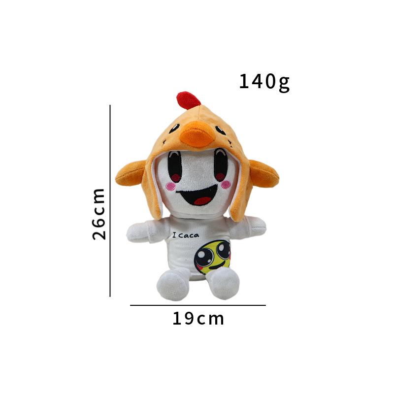 

Новый товар PMdamian YouTuber Co Branded Plush Toys с героями мультфильмов и плюшевыми игрушками Chicken Hat Doll