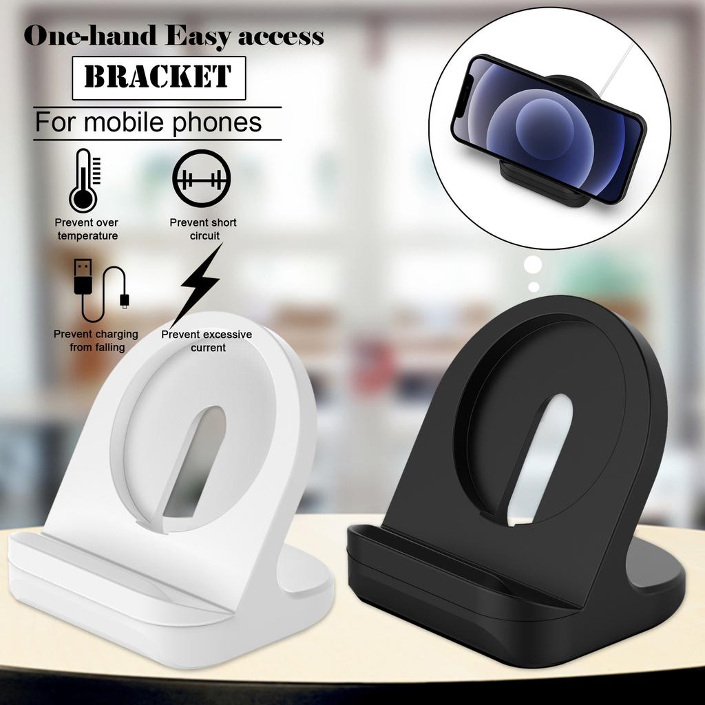 Desktop Phone Charger Stand Silicone Phone Holder For MagSafe-Wireless Charger