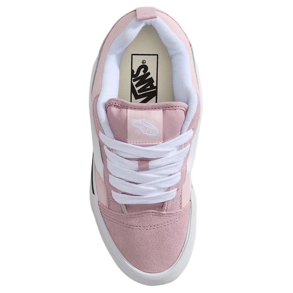 Vans Knu Skool Classic Trend Low Top Skate Shoes Unisex Sneaker Pink White VN000DAJBIY