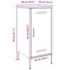 Sideboards 2 pcs White 36 x 39 x 79 cm Steel