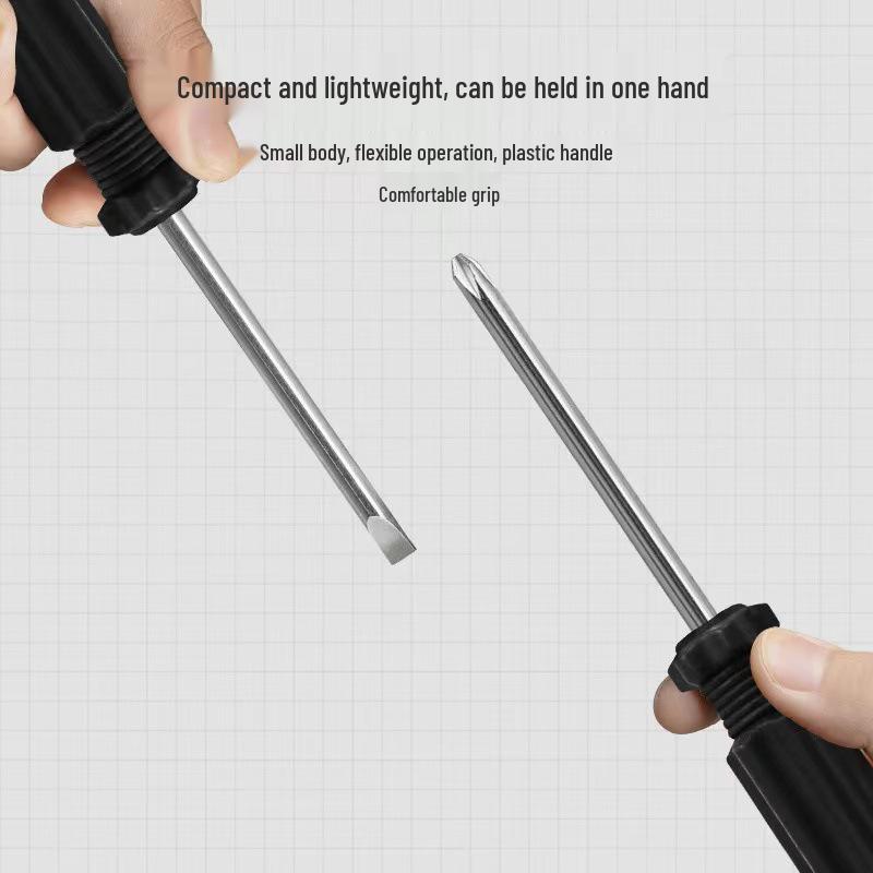 Square & Slotted Phillips Screwdriver Set 4.0, 5.0 - 4" & 5" for Household & Toy Use