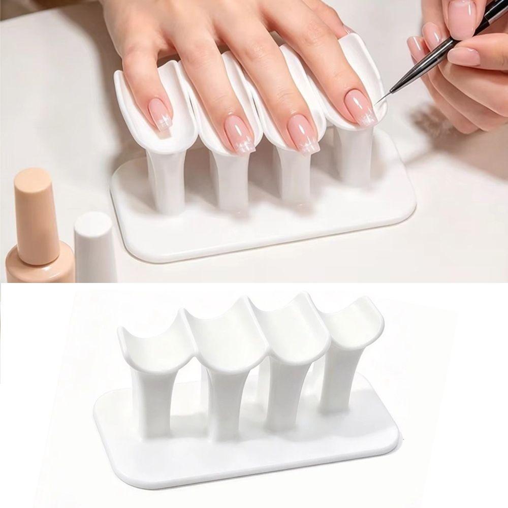 Ergonomic Nail Finger Holder Stand DIY Nail Painting Finger Fixed Support Bracket Home Manicure