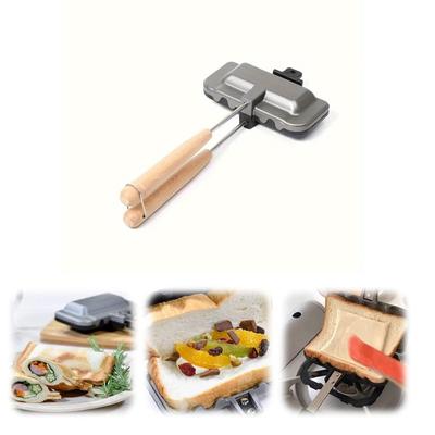1pcs Double-sided Sandwich Baking Pan, Frying Pan Non-stick Sandwich Makers, Grilled Cheese Maker Flip Grill Pan, for Breakfast