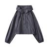 Fashion Style 2024 Spring New Arrival Women's Clothing Zipper Casual Loose Long Sleeves All-Matching Hooded Jacket Short Outwear