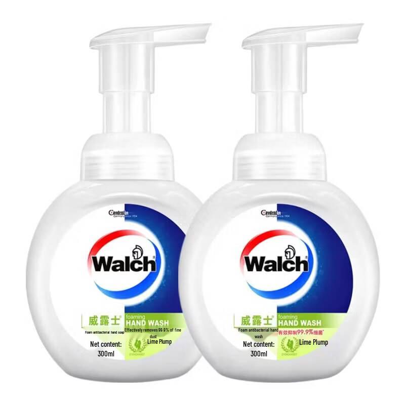

Walch Foaming Antibacterial Hand Wash, Lime Twin Pack