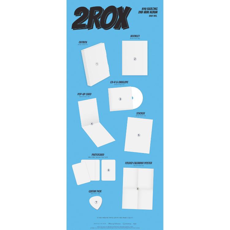 RYU SUJEONG 2° Mini Album 2ROX Versione Angelo Caduto RYU SHXT Versione