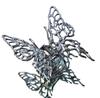 Retro Metal Butterfly Hair Clip for Women's Fashionable Gothic Punk Personalized Headwear Elegant Styling Accessories for Girls