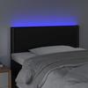 VidaXL LED Headboard Bedroom Furniture Single Bed Accessory Headboard Interior Black 90x5x78/88 3121550