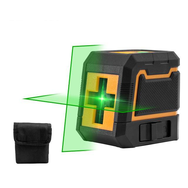 Mini Infrared Laser Level: High Precision, Outdoor, Green Light, Automatic Adjustment, 2-Line Emitter
