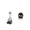 Fashion Dark Style Skull Climbing Cross Gothic Pentagram Earrings Ear Studs