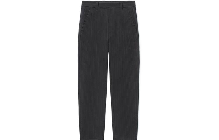 Li Ning Casual Pants Men s Black Moderate Straight Fit Pants AKXR521-2 S
