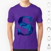 Lettre S Marble Blue T Shirt Big Size 100% Cotton S Funny Cute Meme Trendy Quote Trending Pink Flowers Aesthetic College Quotes