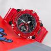 Casio G-SHOCK SOUND WAVE Series Translucent Waterproof Quartz Movement Resin Strap Japanese and Korean Watch Men's Watch Black Dial GA-2200SKL-4APR
