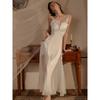 Good Morning with You: Court Style French Fairy Nightdress Long Ankle Dress Padded Pajamas Sexy Pure Desire