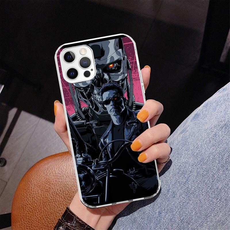 Arnold Schwarzenegger Terminator Pouzdro na telefon Pro iPhone 17 Air 16 Pro Max 16E 15 + 14 Plus 11 12 13 Mini 7 8 SE Dárek Potisk Kryt