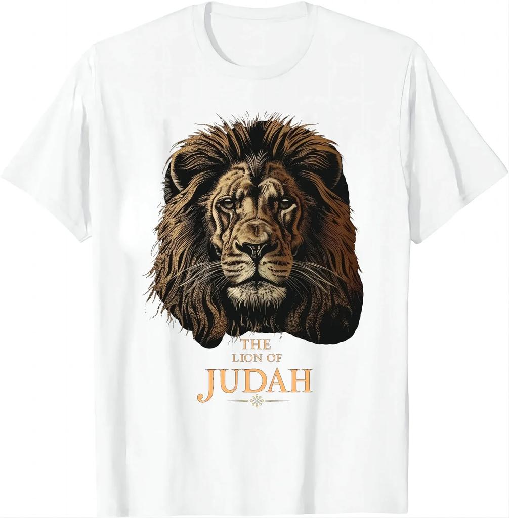 Jesus Lion of Judah Christian Gift for  Women T-Shirt  Vintage T Shirt  Animal Tops  Ropa  Ropa Mujer