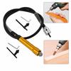 Stainless Steel Flexible Drill Extension Rubber Handle Rotary Grinder Tool Engraving Work