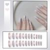 Full Fake Nails Decorative Multiple Styles Fashion Fake Nail Patches Nail Artificial Tips with Glue Nail Artificial Tips for Party