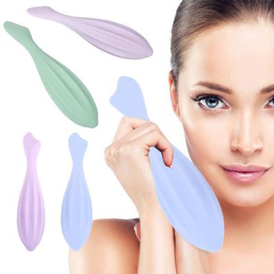 Alwafore Gesichtsroller für Gesicht und Augen, Gesichts-Schönheitsroller-Tools, Gua Sha-Gesichtsmassage, Silikon-Gesichtsroller, Schönheits-Hautpflege-Tool