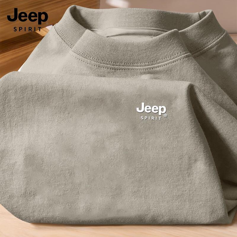 JEEP SPIRIT Men s Pure Cotton Long Sleeve T-Shirt L