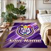 Crystal Velvet Rug Custom Name Text, Soft Non Slip Floor Mat Home DecorAnderlecht FC
