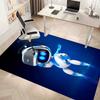 Astro Bot3 Bedruckter Saugfähiger Waschbarer Teppich, Rutschfeste Badezimmerteppiche, Küchenteppiche, Yogamatte, Eingangsbereich Wohnzimmer, Camping-Picknickteppiche