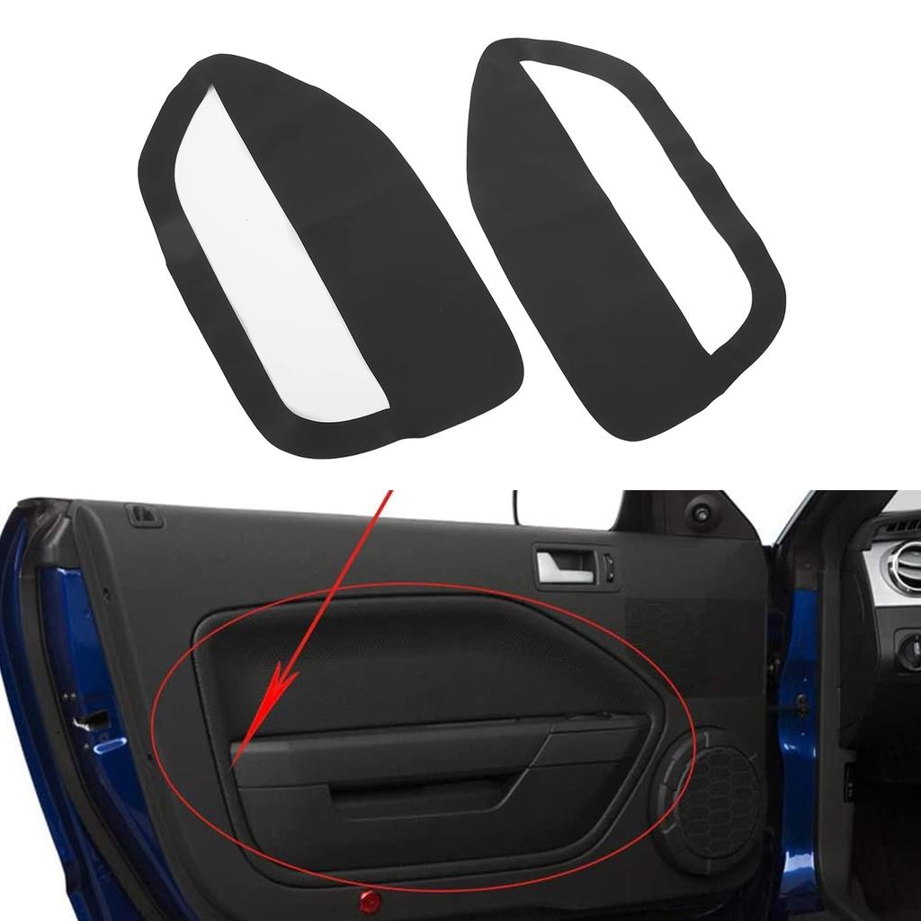 Door Panel Insert Card Cover, 2 Mounting Tools, Adhesive-Qiilu Door Panel Insert Card Cover,