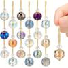 12Pcs/box 22mm Sun Catcher Colorful Christmas Tree Decoration Christmas Ball Ornaments  Wedding