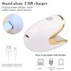 Tragbarer Gel-UV-Nageltrockner mit 3 LEDs, sanfte Beleuchtung, keine Blendung, LED-Nagellampe zum schnellen Backen und Trocknen von Nagellack, professionelle Heim-DIY-Maniküre
