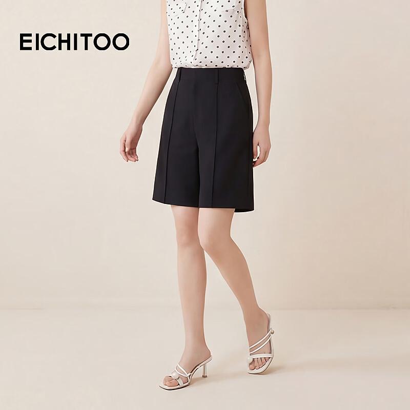 EICHITOO Women s High-Waist Straight Leg Casual Shorts M