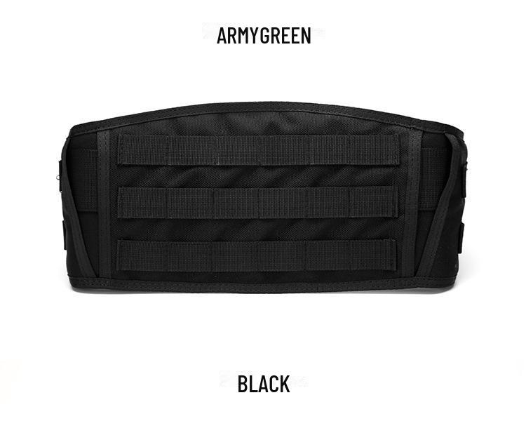 Camouflage Molle Tactical Outdoor Waist Belt - Multi-Purpose Military-Style Gear Belt for Field Use