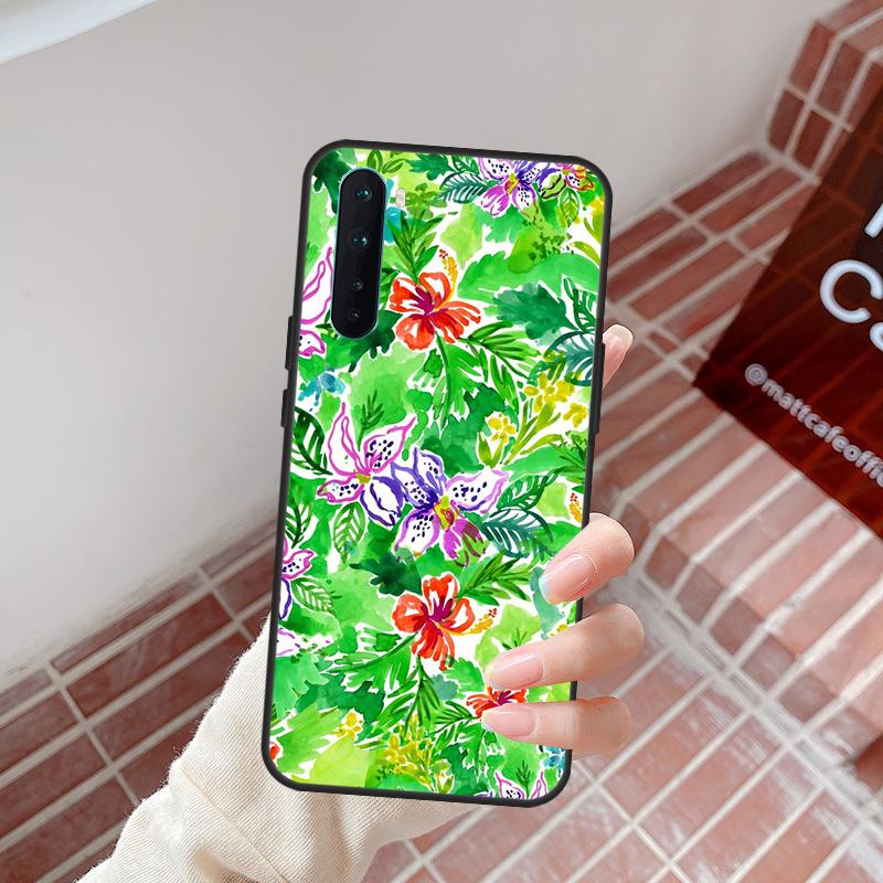

Tropical aloha Hibiscus pattern Case For OnePlus 15 13 12 11 10T 13T 10R 12R 13R OnePlus Nord 5 CE 2 3 4 Lite N20 N30 Cover OnePlus 13