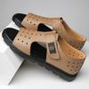 Fashion Designer's New Openwork Breathable Roman Style Men's Sandals Summer Fashion Hand-sewn Outdoor Beach Male Shoes