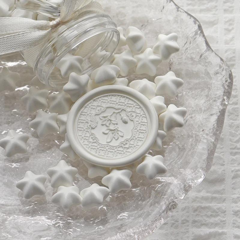 

NEW 150pcs Five-pointed Pentagonal Lacquer Wax Grains Diy Envelope Sealing Hand Account Decorative