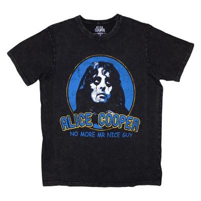 Alice Cooper Unisex Adult No More Mr Nice Guy Stone Wash T-Shirt