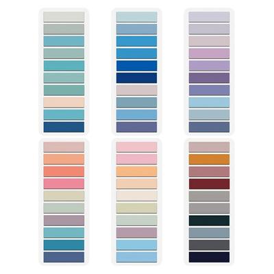 60 etichette a fogli mobili impermeabili, note adesive, bandierine con indice, linguette