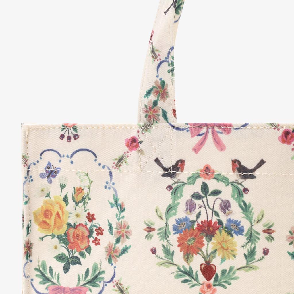 Afternoon Tea Living Tote Bag JH68 with Gusset  Natalie Lete, Ivory